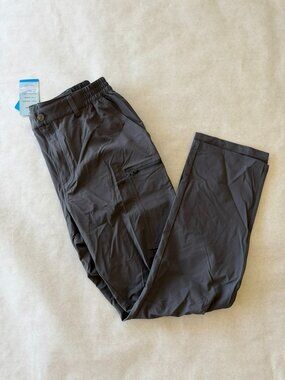 MagcoMsen Men's Water Resistant Stretch Straight Leg Pants Gray Sz 34 NWT